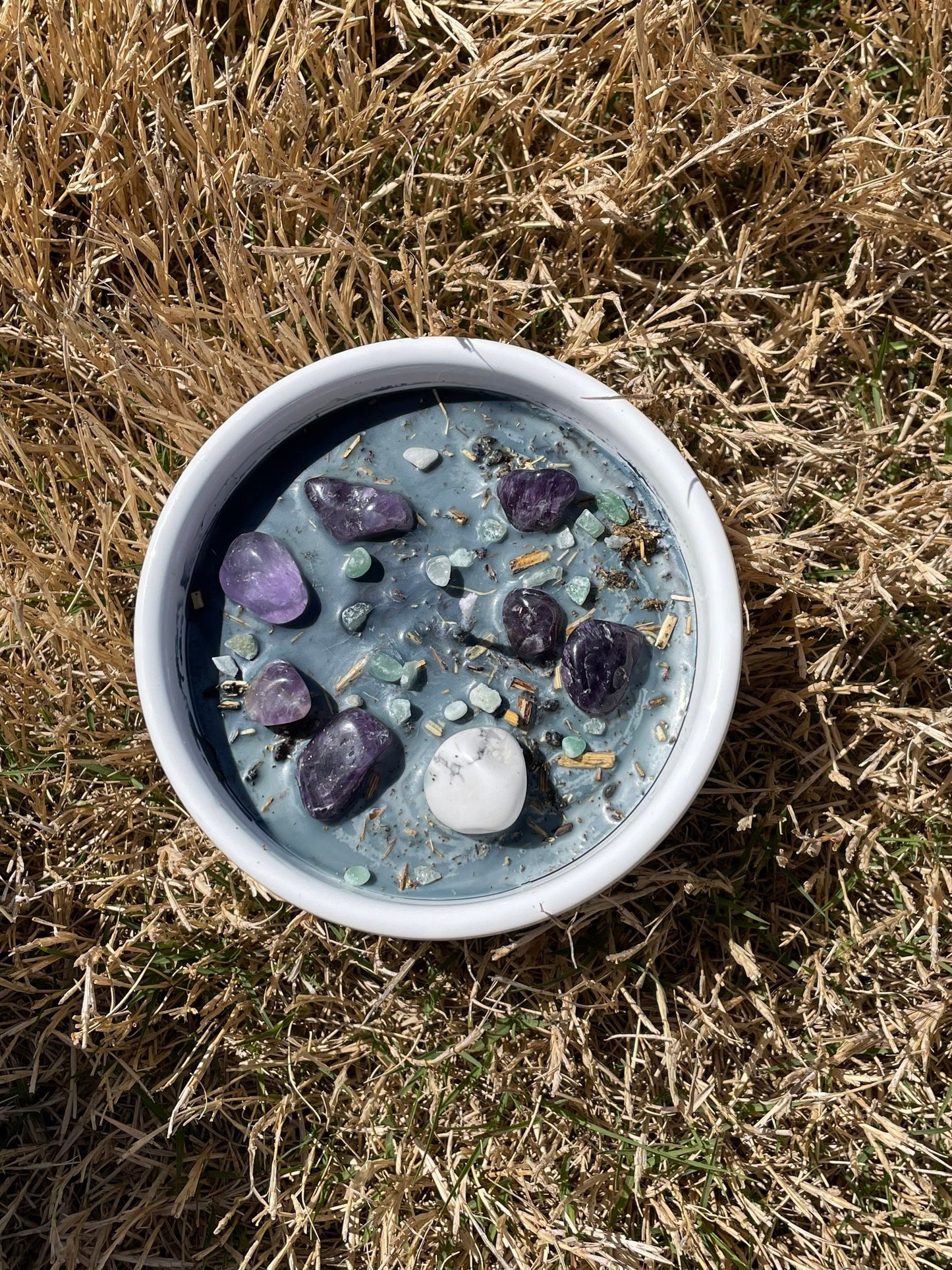 Subtle Foresty-Scented White-Bowl Candles