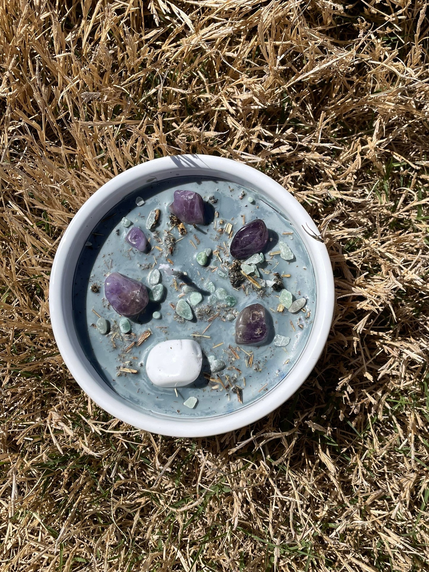 Subtle Foresty-Scented White-Bowl Candles