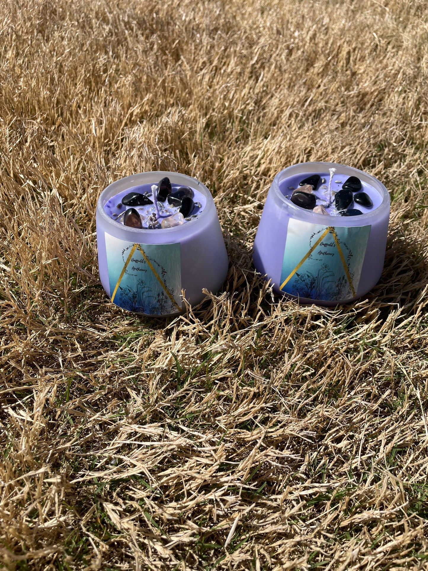 Lilac Glass Votive Soy Candle